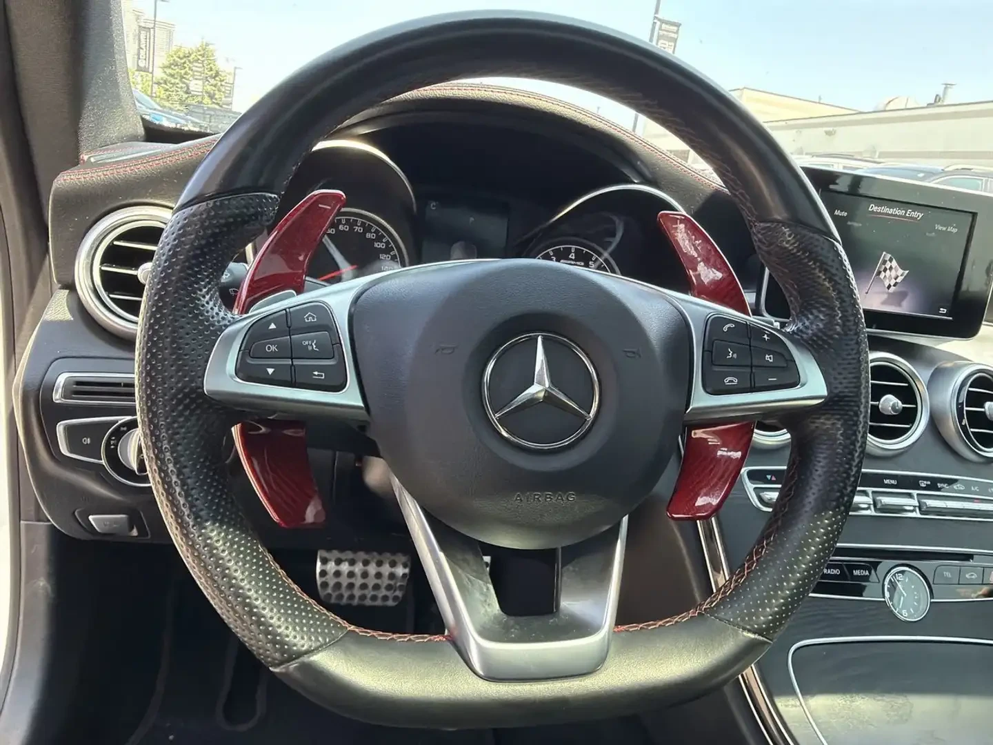 Mercedes-Benz C 43 AMG COUPE* BURMESTER* ПОДГРЕВ* КАМЕРА* КЕЙЛЕС* LANE* A, снимка 9 - Автомобили и джипове - 55612987