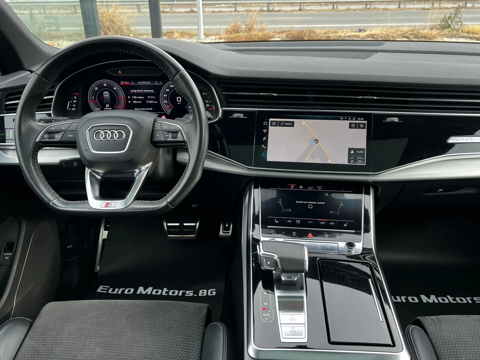 Audi Q7 50TDI, QUATTRO, 7м, S LINE, BLACK, FULL SERVICE AU - изображение 9