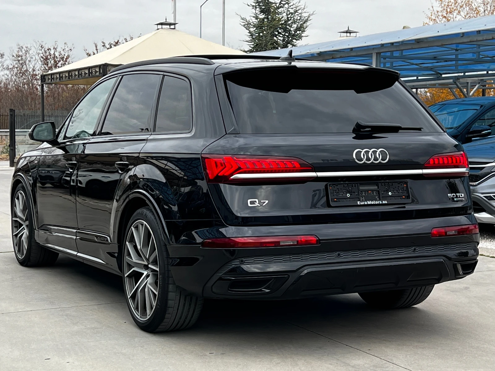 Audi Q7 50TDI, QUATTRO, 7м, S LINE, BLACK, FULL SERVICE AU - изображение 6