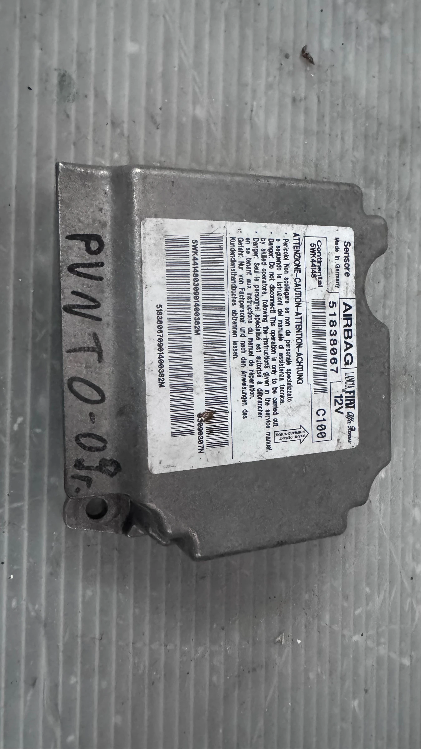 Airbag  /  /  a Fiat Punto - 51838067 / 5WK44148 | Mobile.bg   1