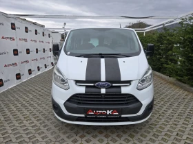 Ford Transit Custom 2.2TDCI-125кс= 8МЕСТА= КЛИМАТИК= 6ск= АВТОПИЛОТ, снимка 1