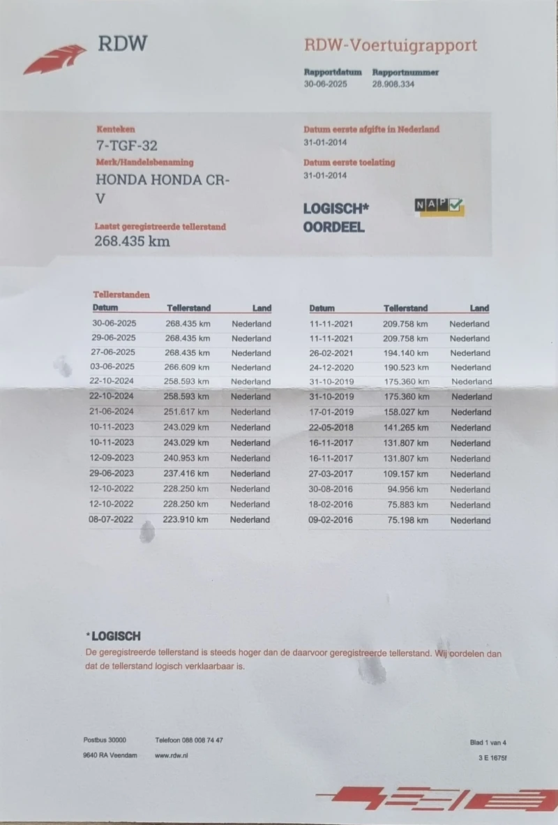 Honda Cr-v 2.0 i-VTEC 4x4 100% Натурален вид!, снимка 17 - Автомобили и джипове - 51048985