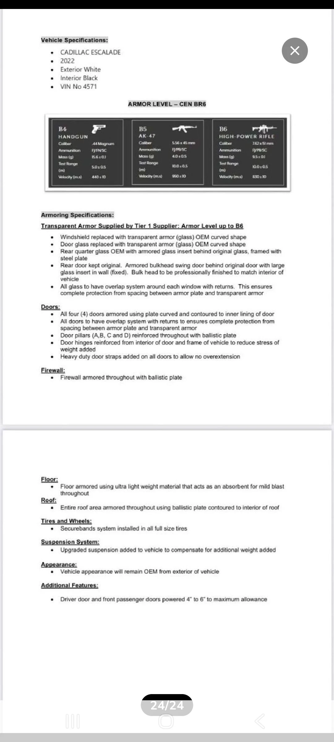 Cadillac Escalade Premium luxury 6.2L ARMOURED  | Mobile.bg � ����������� 8