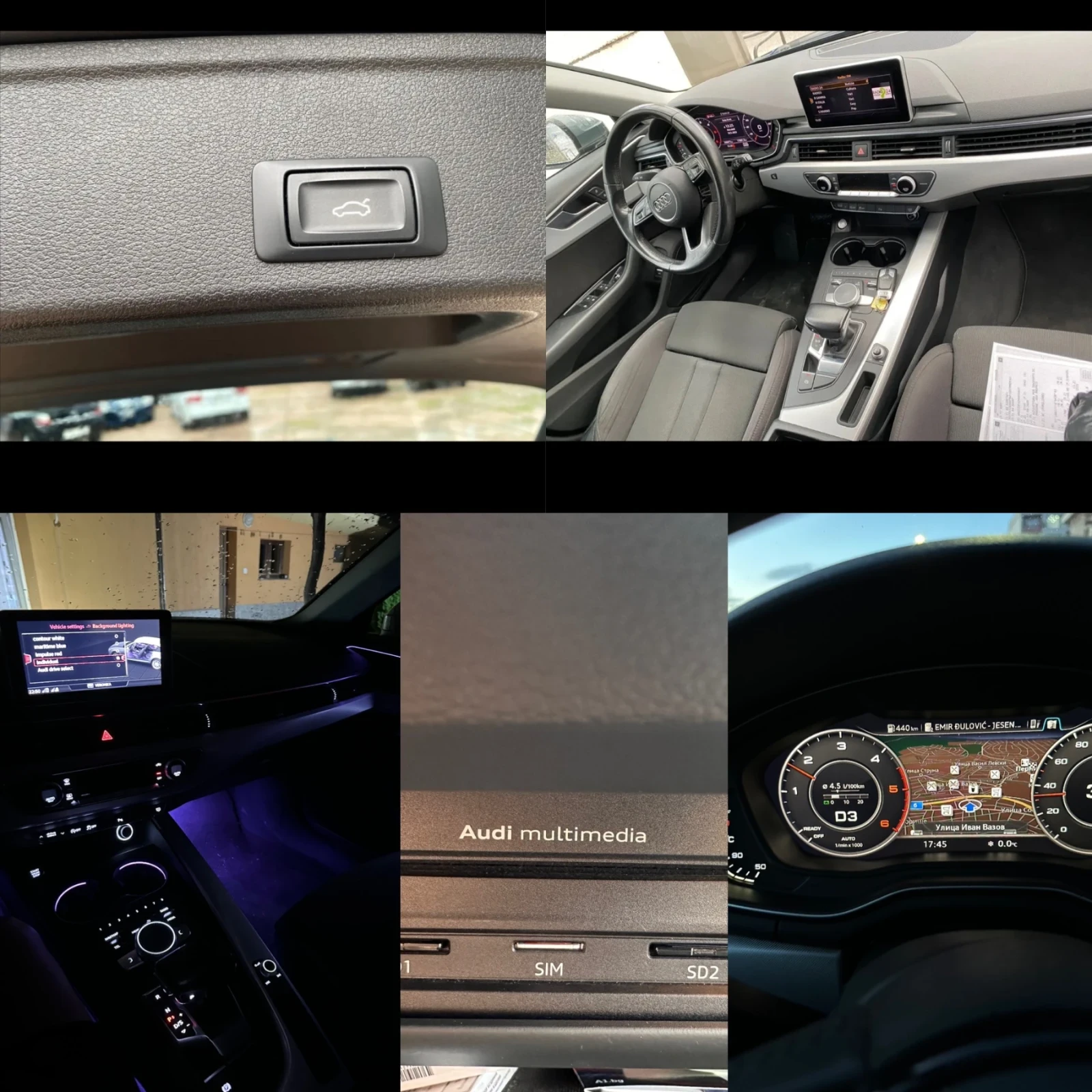 Audi A4 2.0TDI 190hp Sport-line/Virtual Cockpit/S-tronic/ | Mobile.bg   17