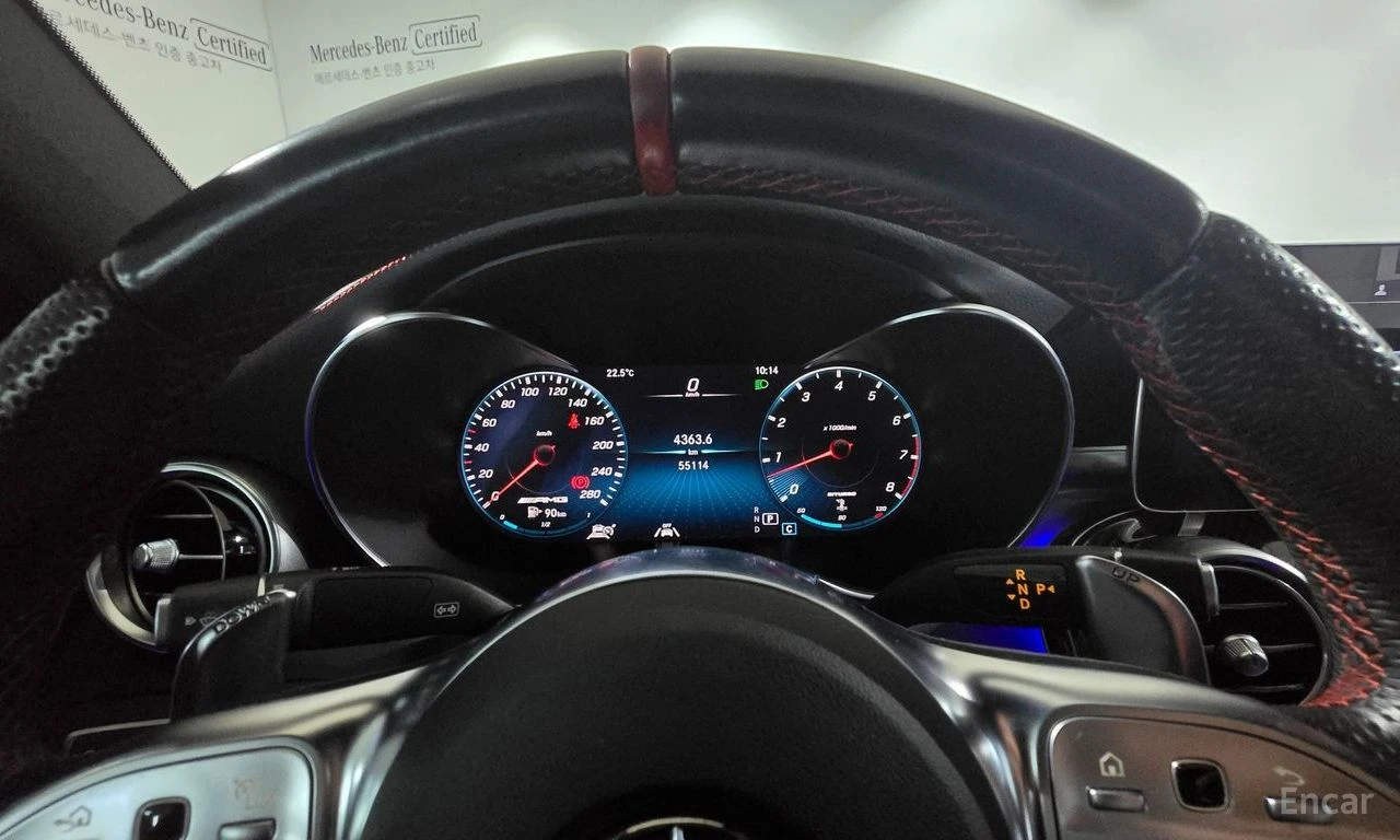 Mercedes-Benz C 43 AMG 4MATIC* BURMESTER* ДИСТРОНИК* LANE* ASSIST* 360КАМ, снимка 14 - Автомобили и джипове - 54931795