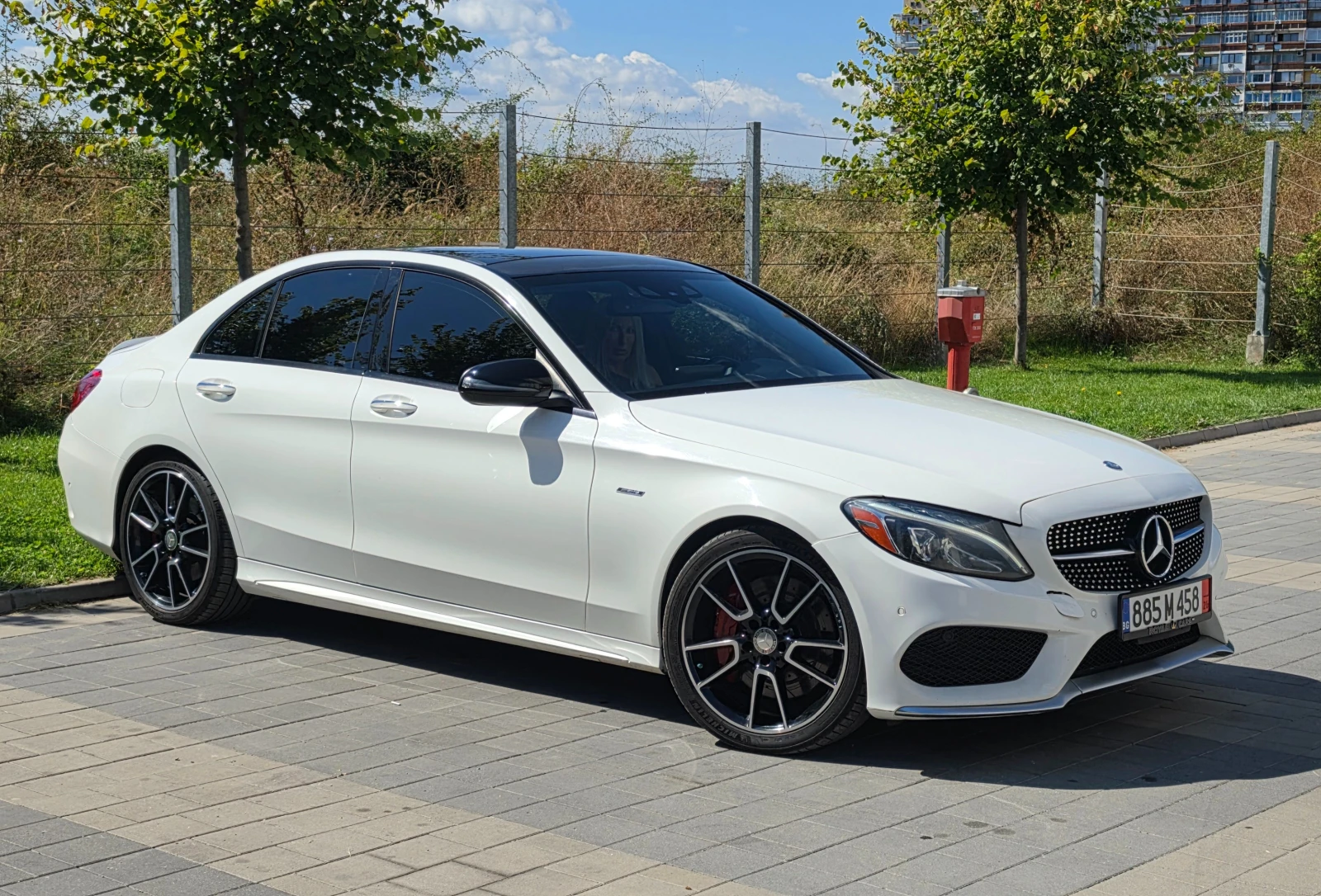 Mercedes-Benz C 450 AMG 4MATIC - Burmeister - Headup - Подгрев - Панорама, снимка 2 - Автомобили и джипове - 56134143