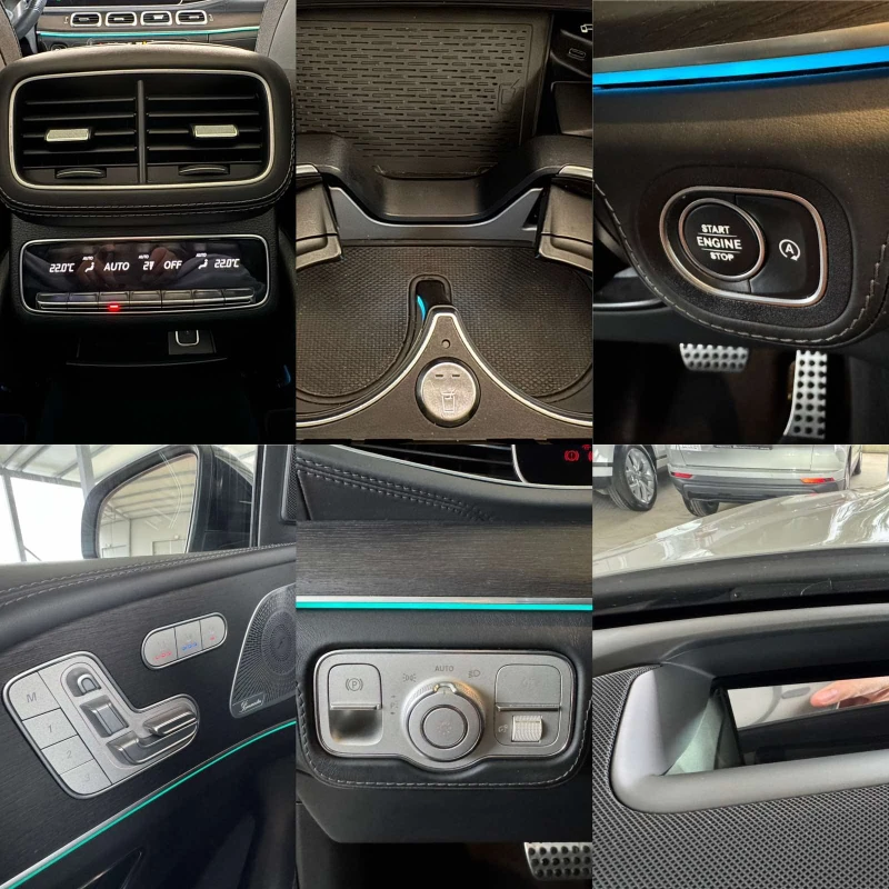 Mercedes-Benz GLS 400 d* 330ps* 4M* AMG Line* 7м* 3xTV* Night* Designo* , снимка 15 - Автомобили и джипове - 52565924