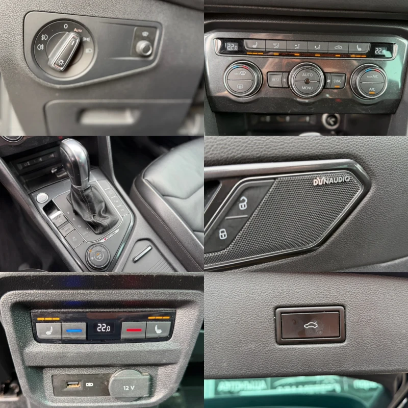 VW Tiguan 2.0BiTDi* RLINE* 4MOTION* LED* , снимка 14 - Автомобили и джипове - 53564491