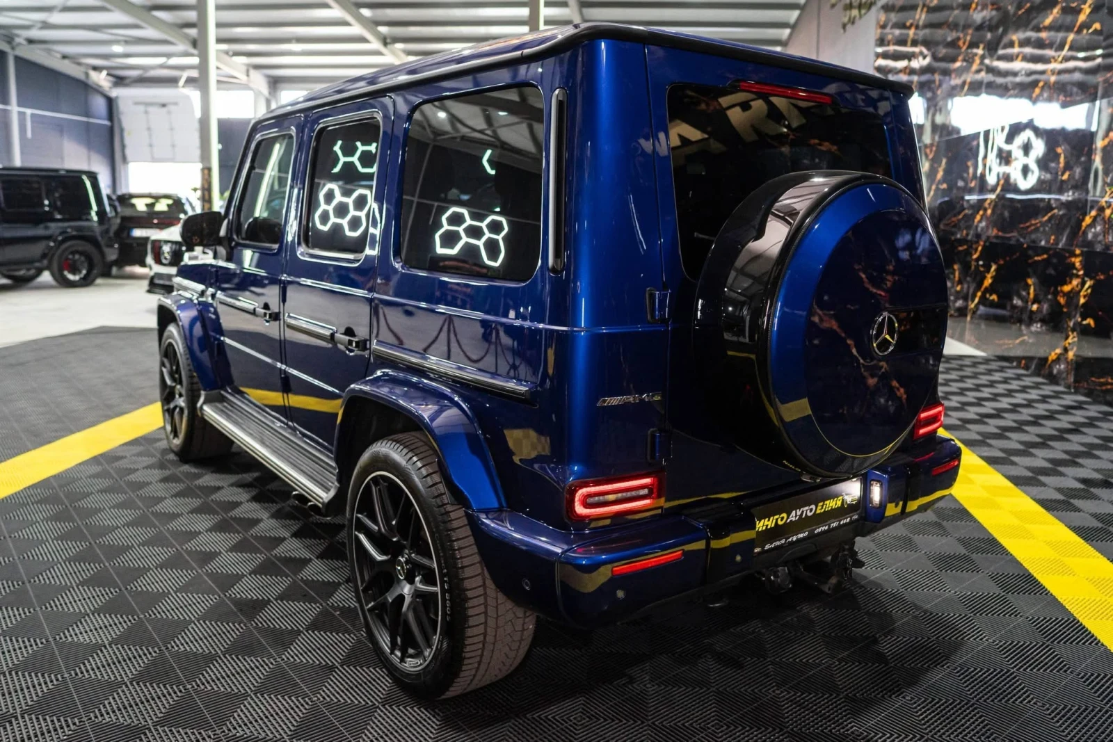 Mercedes-Benz G 63 AMG 4.0 V8 STAGE 2 ГЕНЕРАЦИЯ LED BURM ЛИЗИНГ 100%, снимка 7 - Автомобили и джипове - 53843948