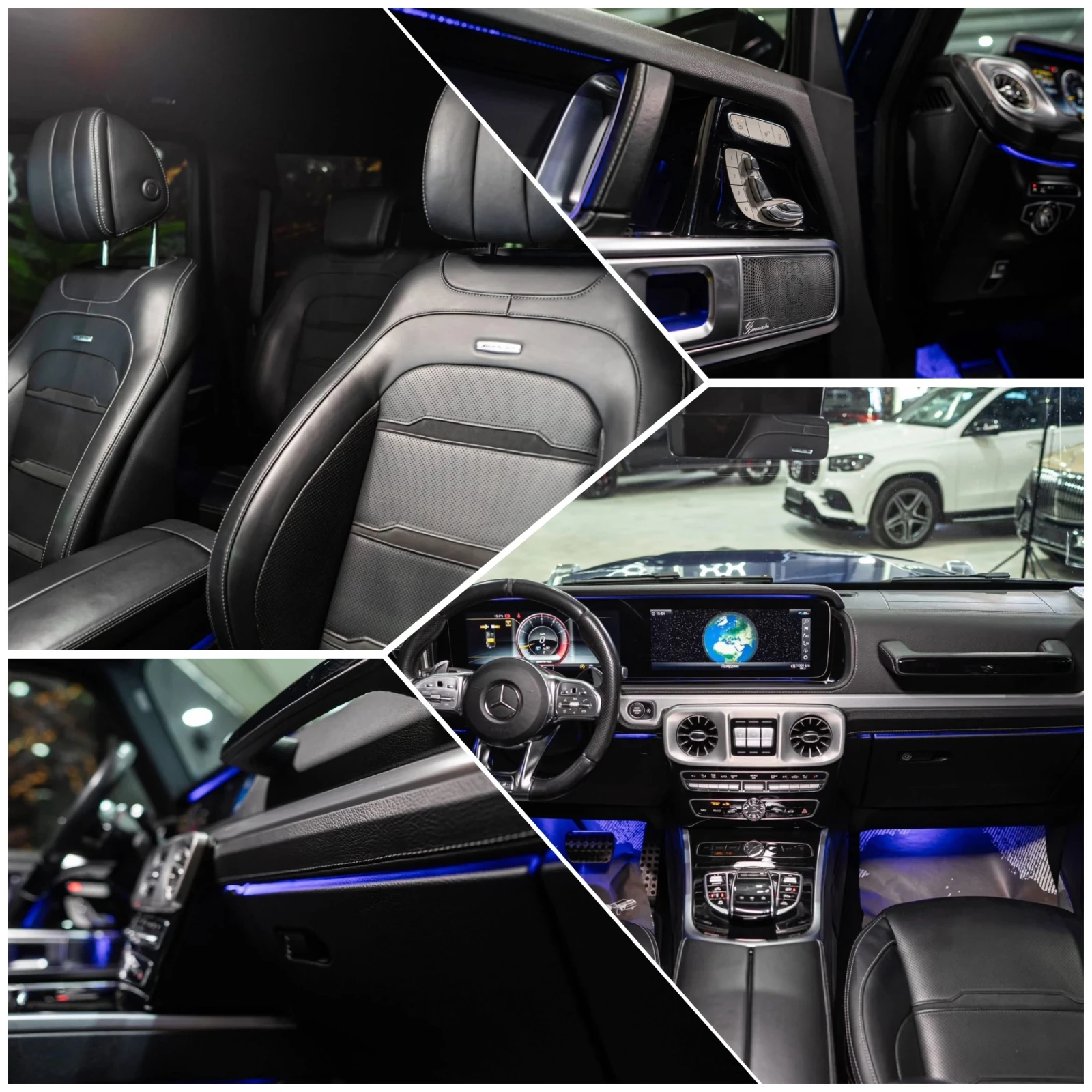 Mercedes-Benz G 63 AMG 4.0 V8 STAGE 2 ГЕНЕРАЦИЯ LED BURM ЛИЗИНГ 100%, снимка 16 - Автомобили и джипове - 53843948