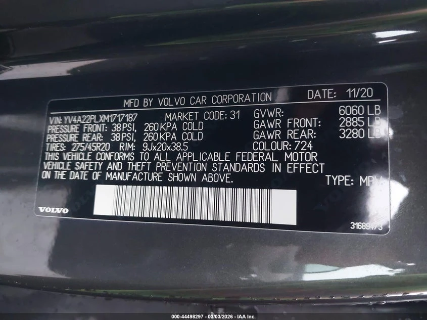 Volvo Xc90 2.0l T6 Inscription 7 Passenger, снимка 9 - Автомобили и джипове - 53907825