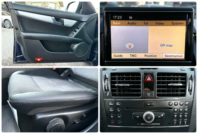 Mercedes-Benz C 220 2.2CDI 170HP AVANTGARDE NAVI КОЖА, снимка 14 - Автомобили и джипове - 52226358