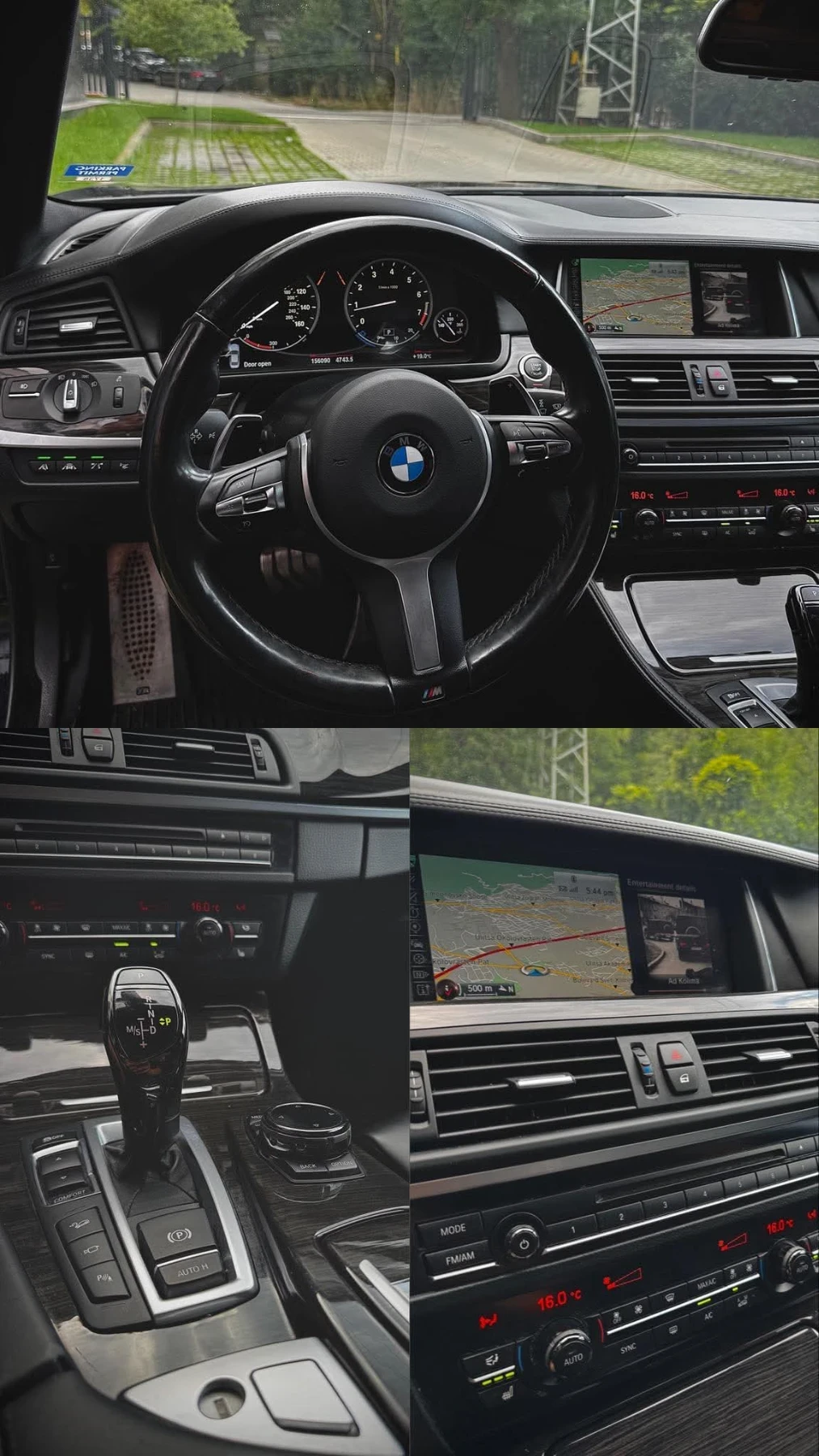BMW 550 M5 OPTIC/ HUD/ VACUUM/ ASSISTANTS/ HARMAN, снимка 8 - Автомобили и джипове - 55629197