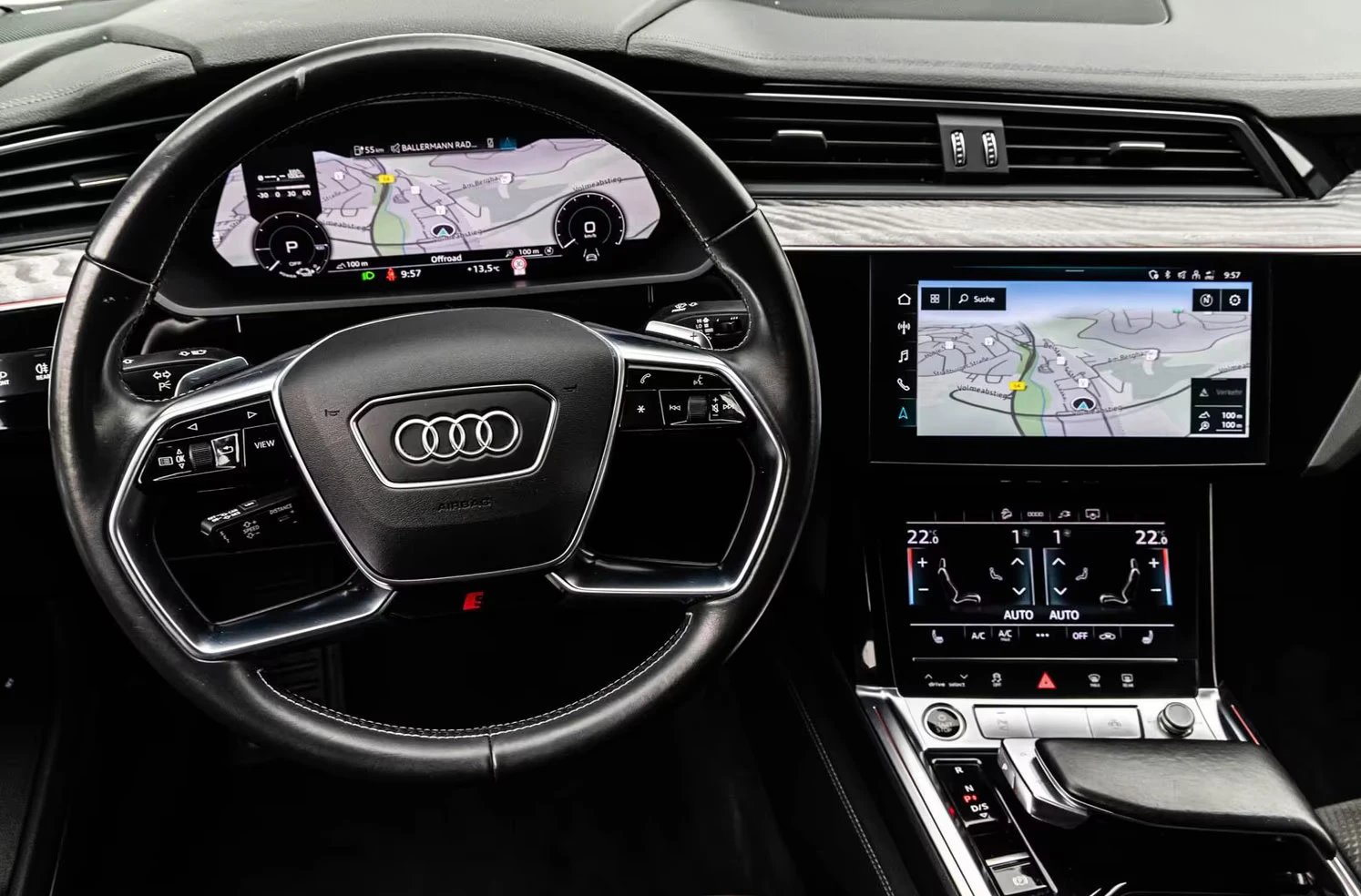 Audi E-Tron 55/SPORTBACK/2X-SLINE/BLACKOPT/360/B&O/PANO/407z | Mobile.bg � ����������� 9