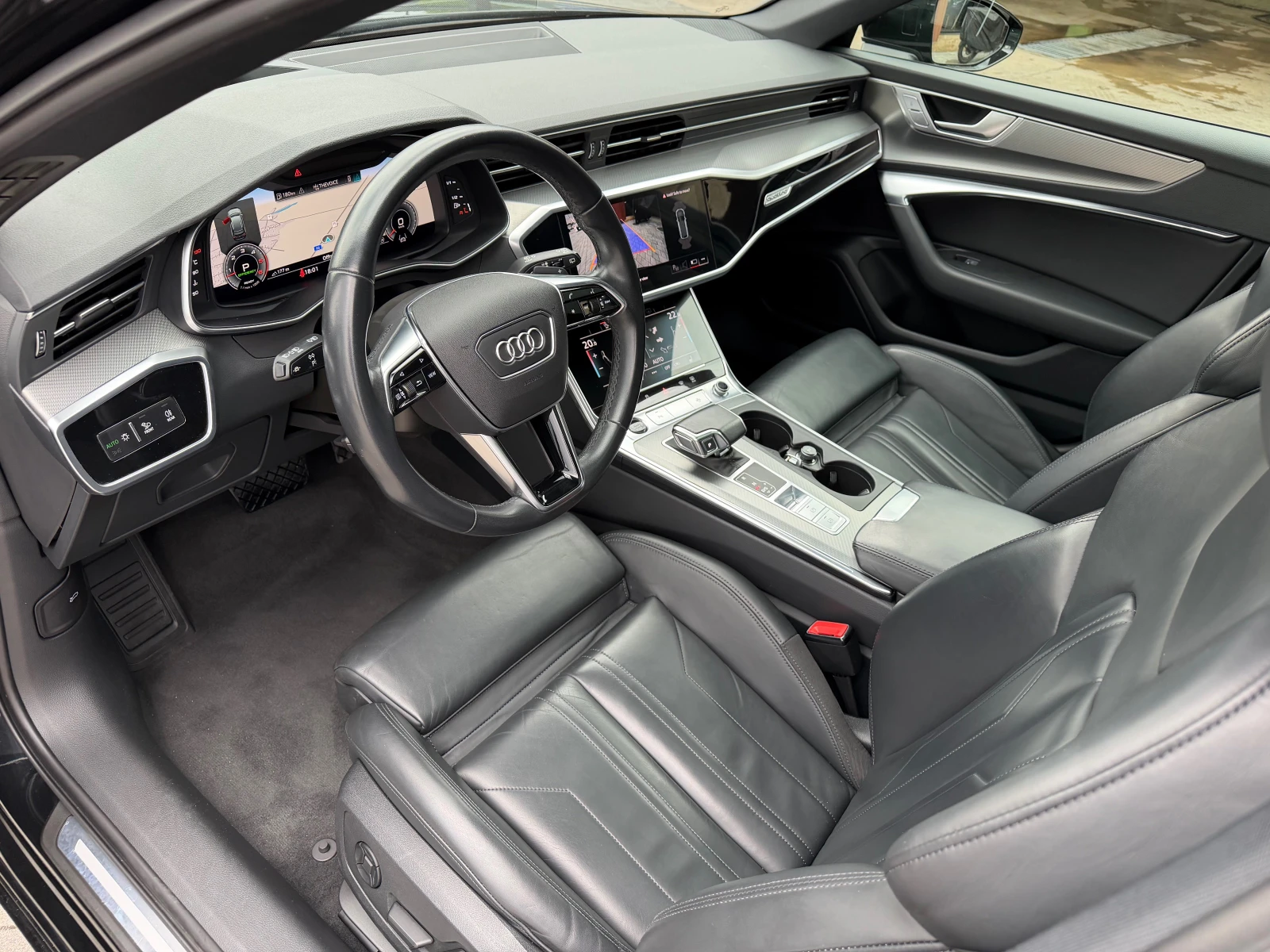 Audi A6 50TDI #PANO#DISTR#KeyLess#HUD#PODGREV#CAM#MEMORY#, снимка 9 - Автомобили и джипове - 55409406