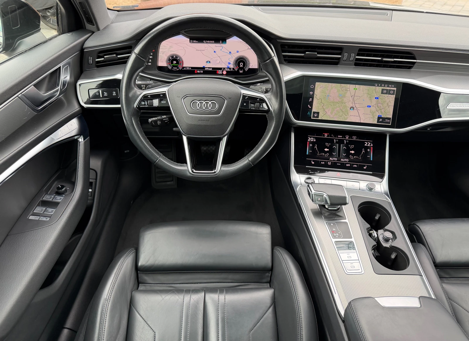 Audi A6 50TDI #PANO#DISTR#KeyLess#HUD#PODGREV#CAM#MEMORY#, снимка 10 - Автомобили и джипове - 55409406