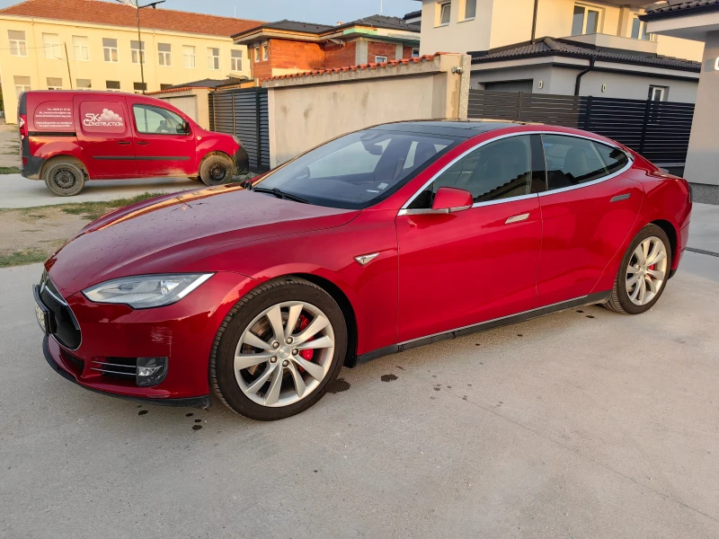 Tesla Model S P90D 733 к.с. ЕВРОПЕЙСКА free supercharge, снимка 2 - Автомобили и джипове - 48241459