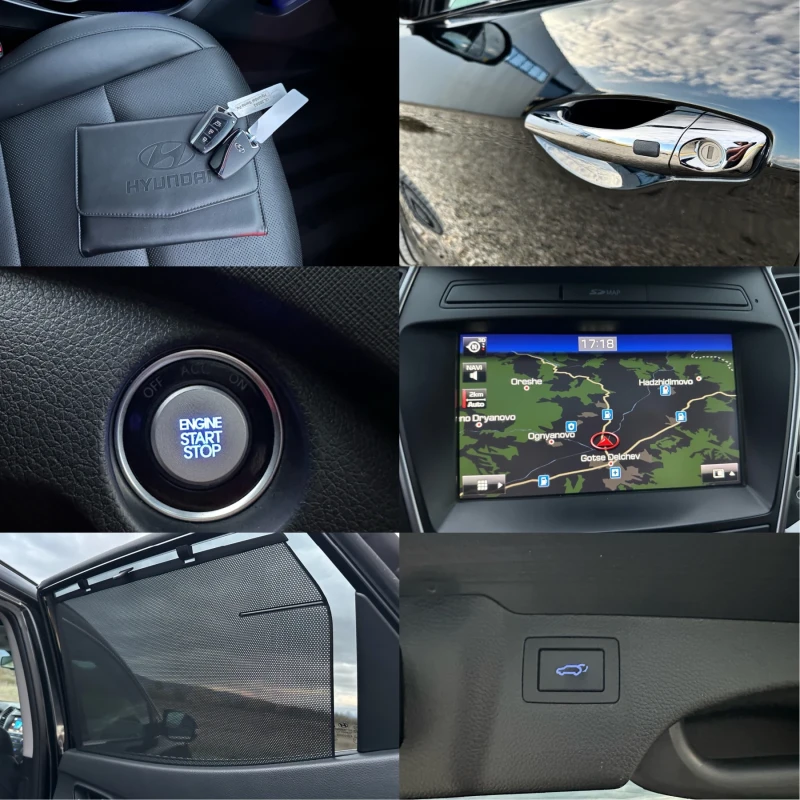 Hyundai Santa fe ПРОДАДЕН /2.2CRDi Face 4x4 Premium/Всички екстри/, снимка 17 - Автомобили и джипове - 52325122