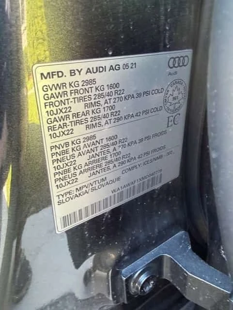 Audi SQ8 * 4.0 TFSI quattro * CARFAX * ЦЕНА ДО БГ, снимка 11 - Автомобили и джипове - 54990101