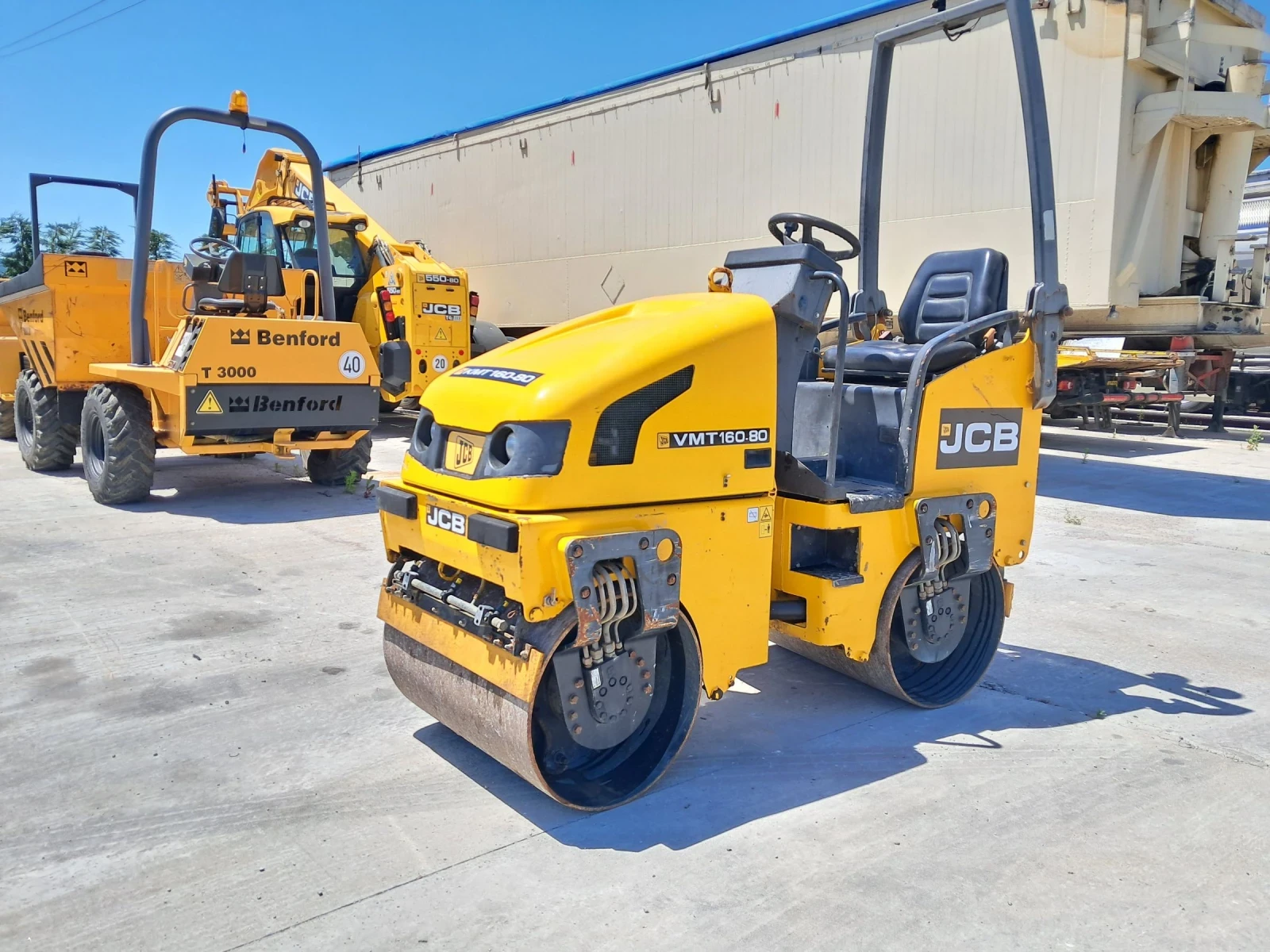 Валяк BOMAG Jcb 160/80, снимка 2 - Индустриална техника - 55083353
