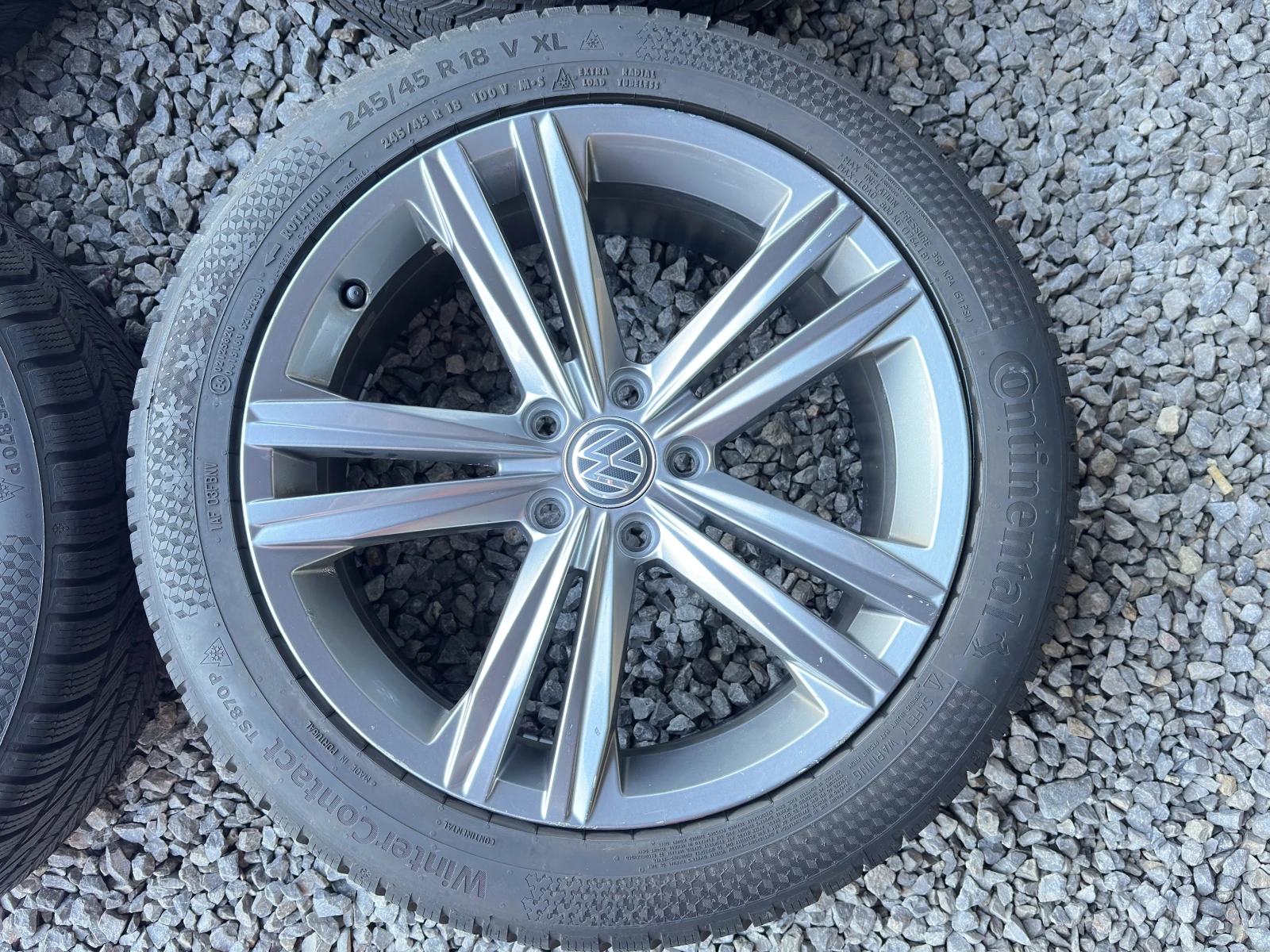 Гуми с джанти Continental 245/45R18, снимка 3 - Гуми и джанти - 56008180