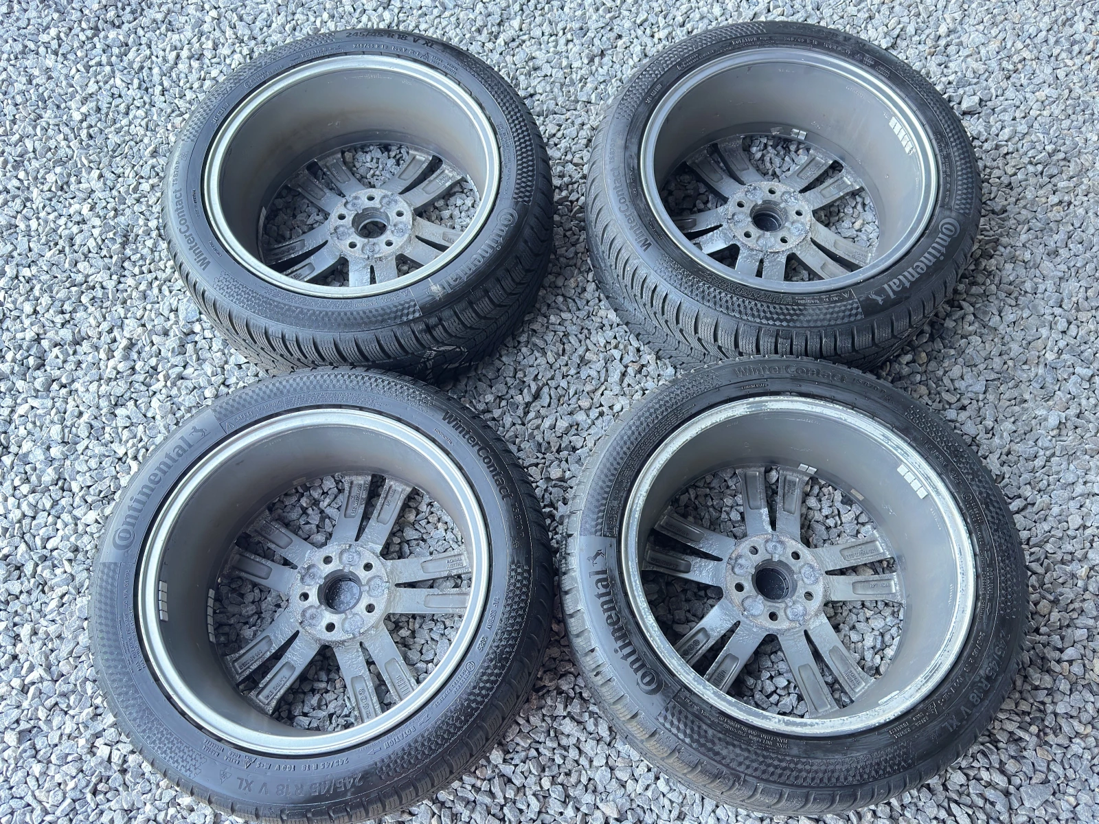 Гуми с джанти Continental 245/45R18, снимка 2 - Гуми и джанти - 56008180
