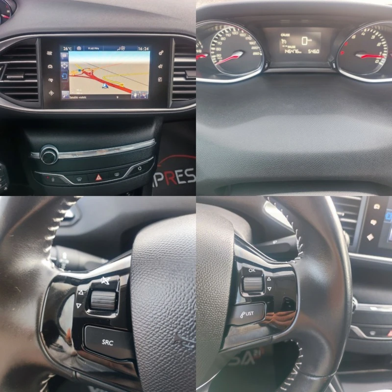 Peugeot 308  turbo 130kc.Alure, снимка 16 - Автомобили и джипове - 46021606