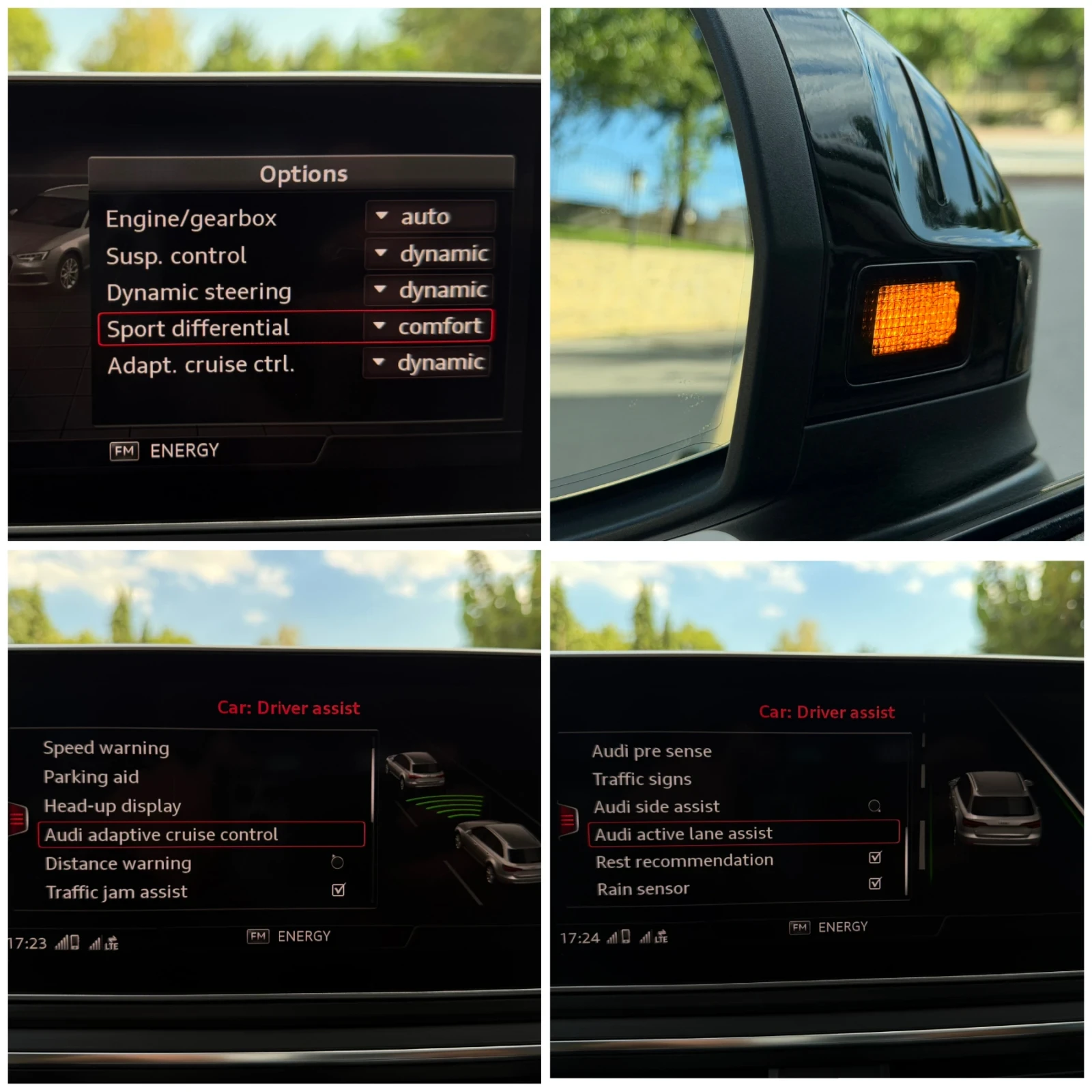 Audi A4 3.0TDI/4x4/B&O/360Cam/3xS- line/Head-Up/Дистроник/, снимка 14 - Автомобили и джипове - 55730451