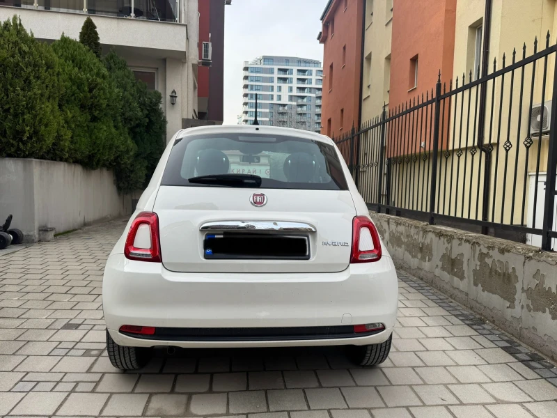 Fiat 500 Хибрид / Обслужена / с регистрация и ГО, снимка 4 - Автомобили и джипове - 52631776