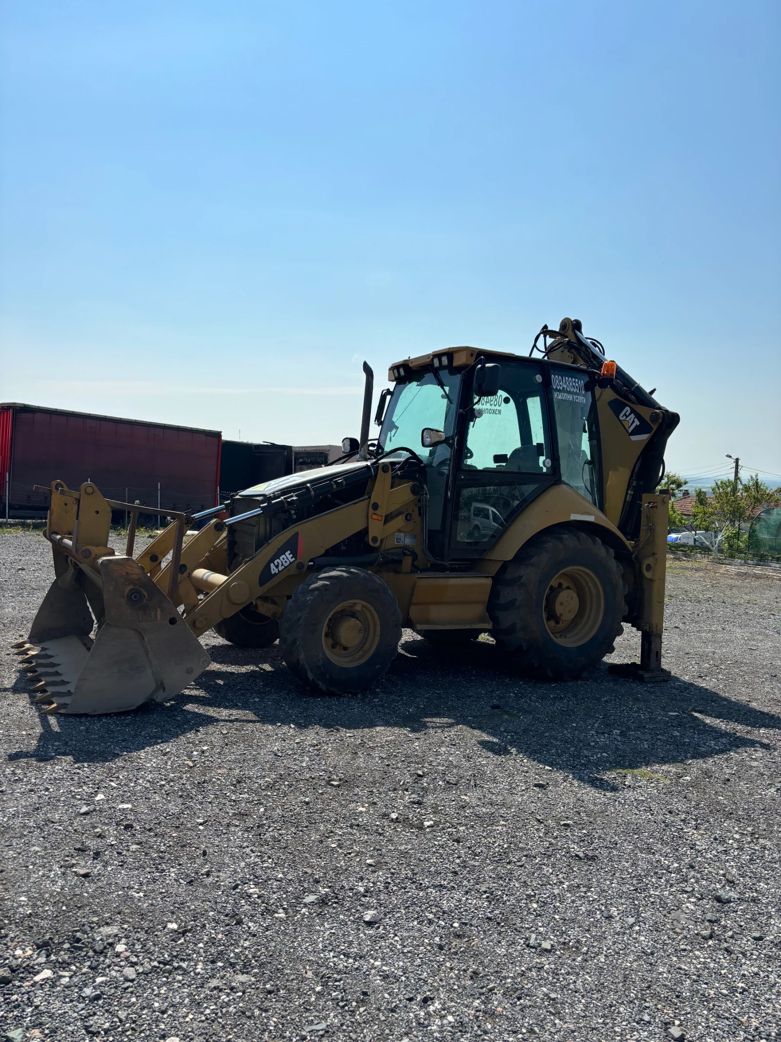 Багер Caterpillar 428 E, снимка 2 - Индустриална техника - 54575869