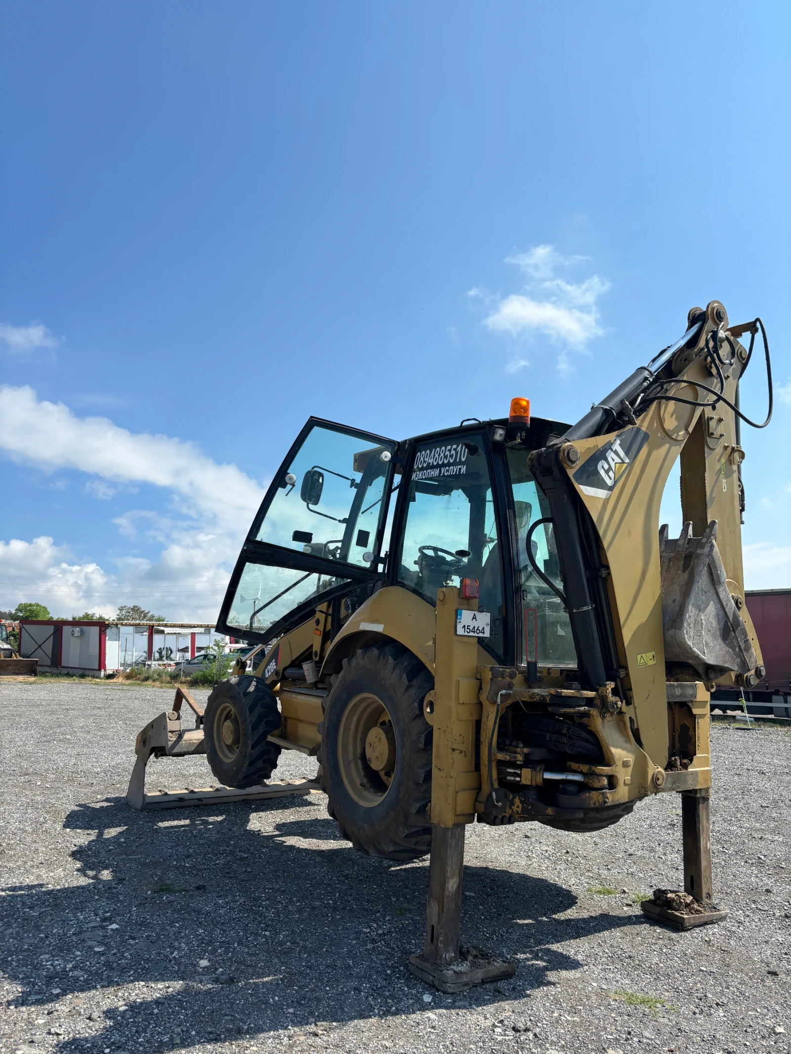 Багер Caterpillar 428 E, снимка 11 - Индустриална техника - 54575869