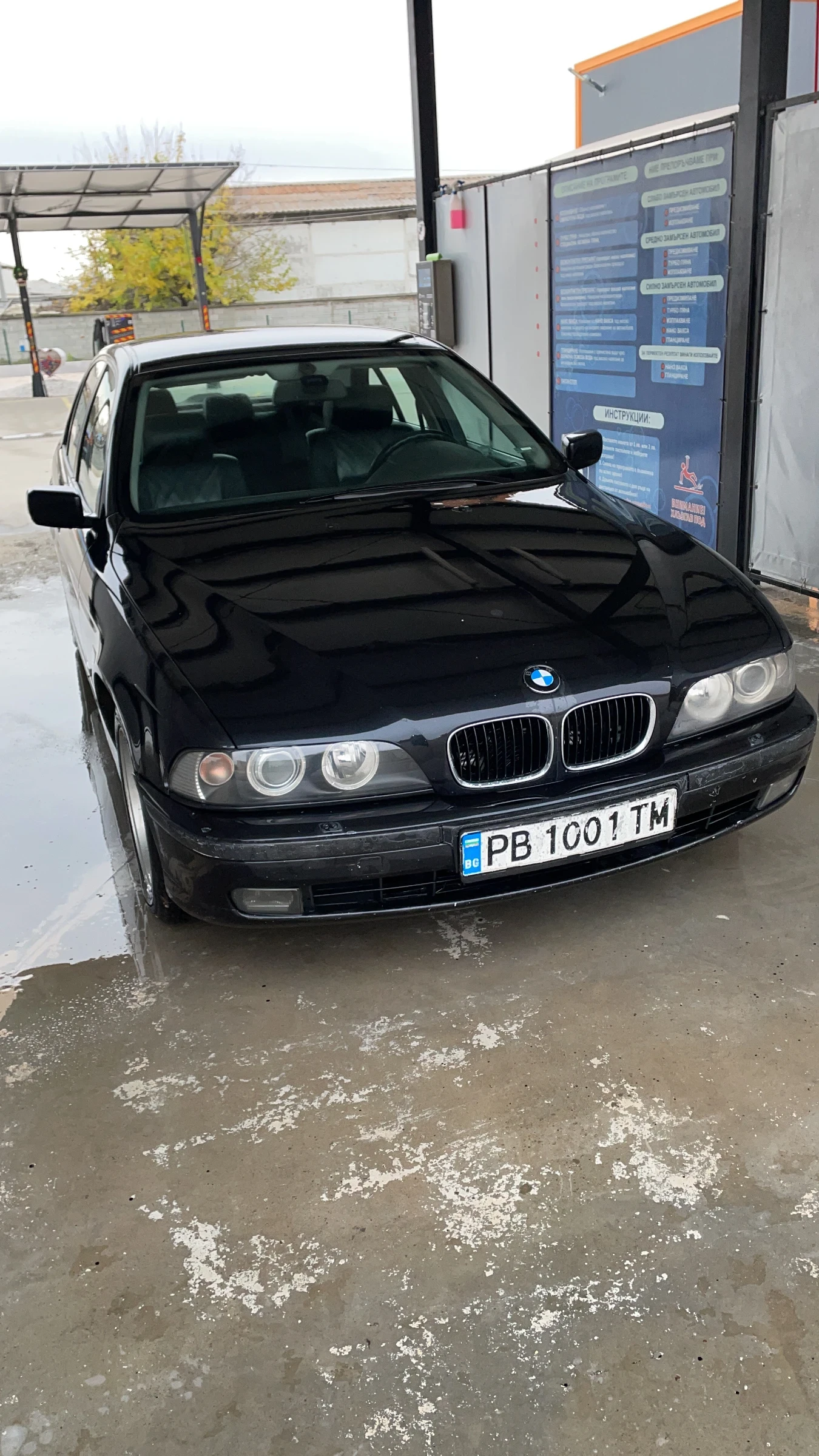 BMW 523 BMW 523i, Бензин, Черен седан, снимка 1