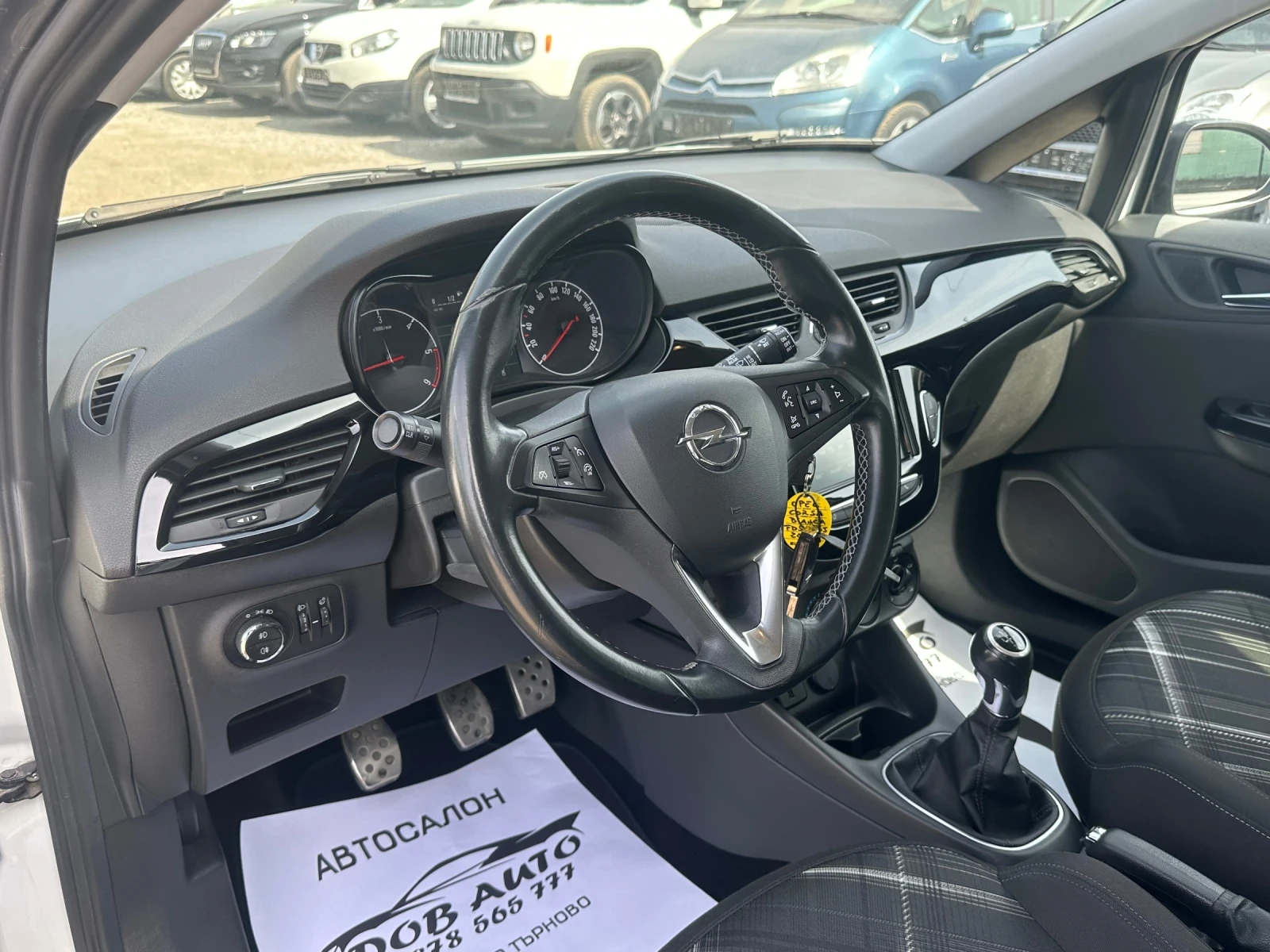Opel Corsa 1.3CDTI-75к.с-БЯЛА ПЕРЛА-LED-CAR PLAY, снимка 9 - Автомобили и джипове - 53817331