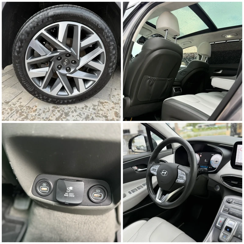 Hyundai Santa fe 2, 2CRD Seven Signature Алкантара= 360= Панорама* , снимка 14 - Автомобили и джипове - 51198634