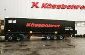 Полуремарке Kaessbohrer TALSON Бордови, Хладилни, Дрехарки, SWAP , снимка 15