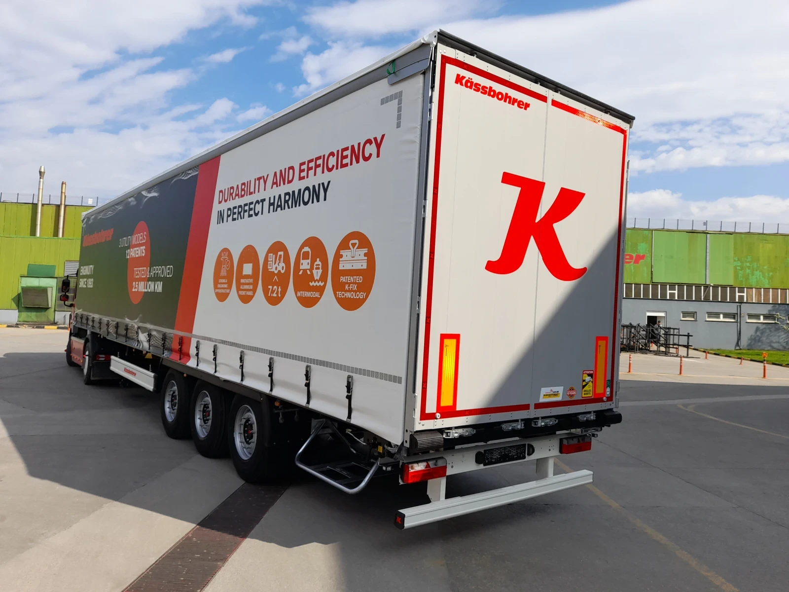 Полуремарке Kaessbohrer TALSON Бордови, Хладилни, Дрехарки, SWAP , снимка 4 - Ремаркета - 54973449