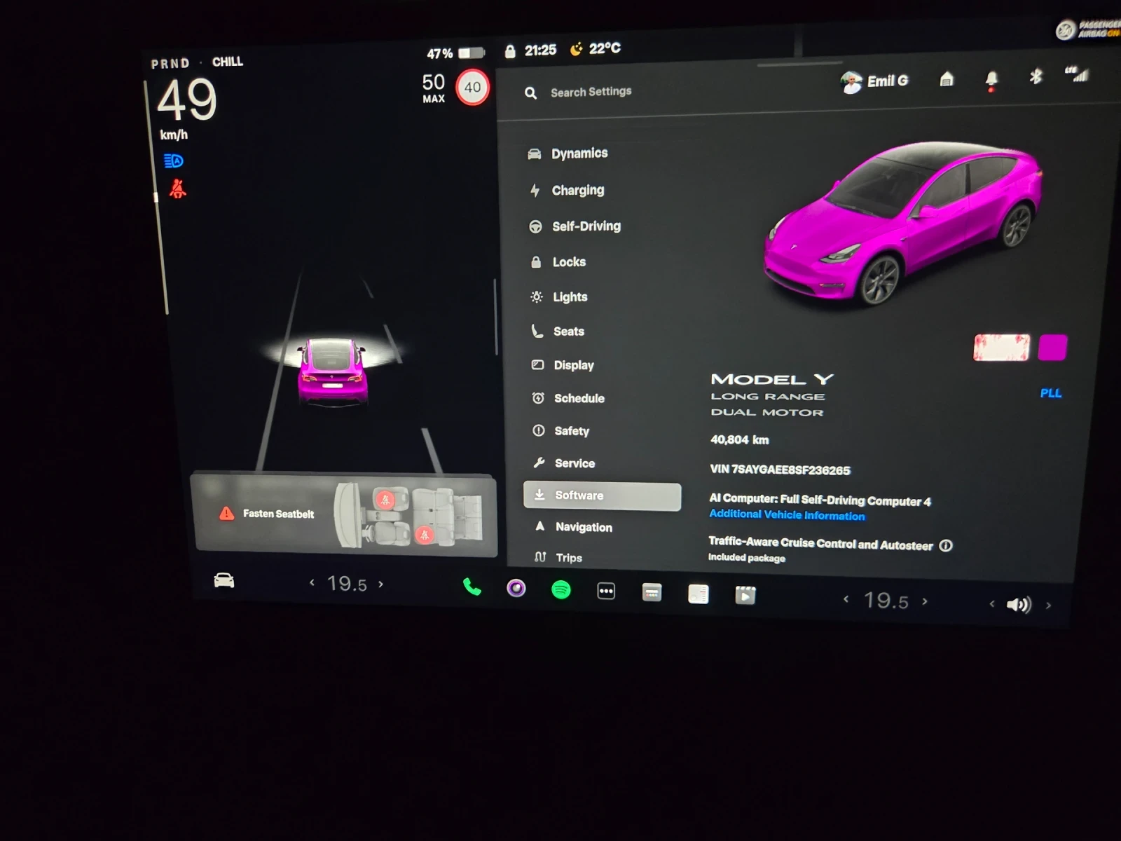 Tesla Model Y 6+ 1 DUAL MOTOR  LONG RANGE AWD 514 , снимка 10 - Автомобили и джипове - 55796869