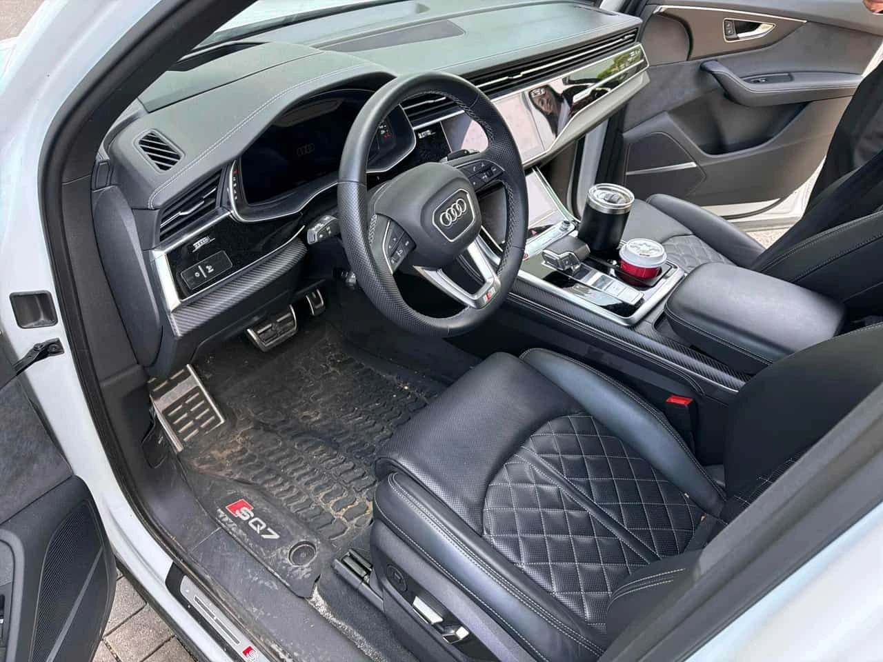 Audi SQ7 * ДИСТРОНИК * 360 * ОБДУХВАНЕ * HUD, снимка 5 - Автомобили и джипове - 54756240