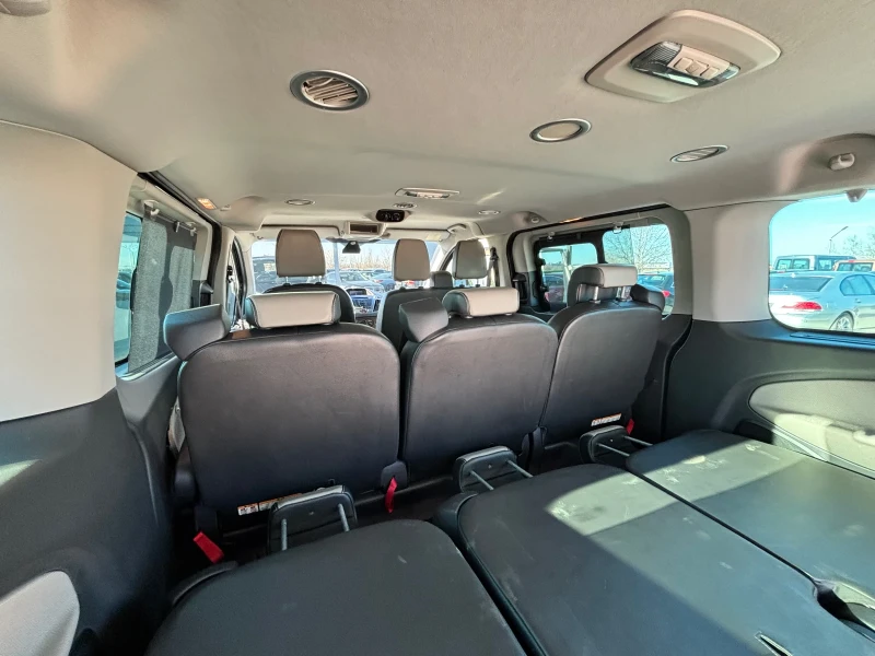 Ford Transit Custom 2.2D/155K.C/9 МЕСТА/KOЖА/ПОДГРЕВ/ТЕГЛИЧ/БЕЛГИЯ, снимка 13 - Бусове и автобуси - 52923050
