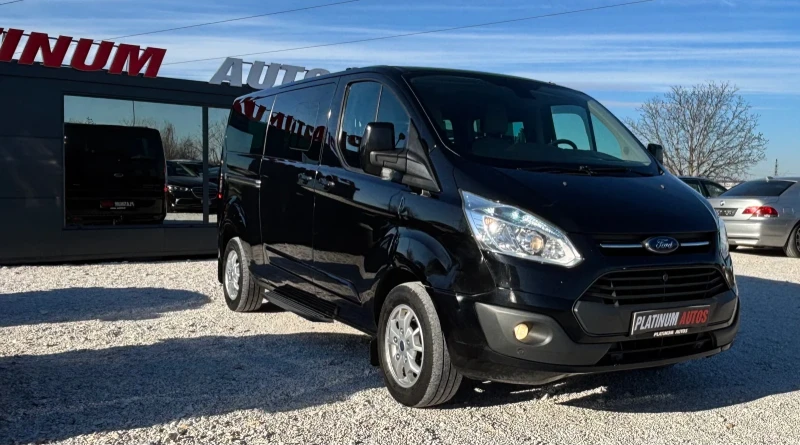 Ford Transit Custom 2.2D/155K.C/9 МЕСТА/KOЖА/ПОДГРЕВ/ТЕГЛИЧ/БЕЛГИЯ, снимка 3 - Бусове и автобуси - 52923050