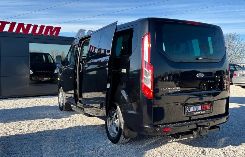 Ford Transit Custom 2.2D/155K.C/9 МЕСТА/KOЖА/ПОДГРЕВ/ТЕГЛИЧ/БЕЛГИЯ, снимка 6 - Бусове и автобуси - 52923050
