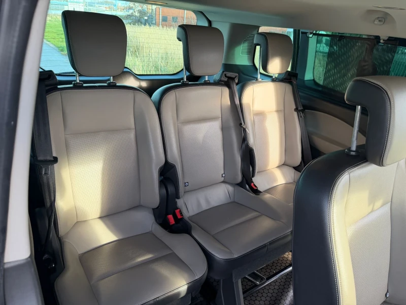 Ford Transit Custom 2.2D/155K.C/9 МЕСТА/KOЖА/ПОДГРЕВ/ТЕГЛИЧ/БЕЛГИЯ, снимка 11 - Бусове и автобуси - 52923050