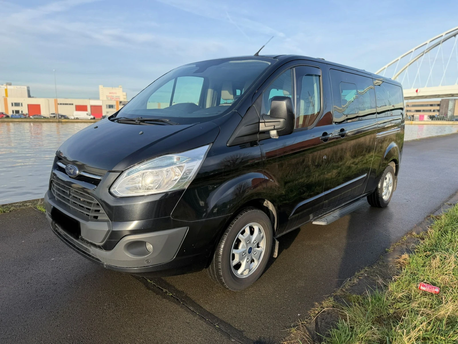 Ford Transit Custom 2.2D/155K.C/9 МЕСТА/KOЖА/ПОДГРЕВ/ТЕГЛИЧ/БЕЛГИЯ, снимка 1