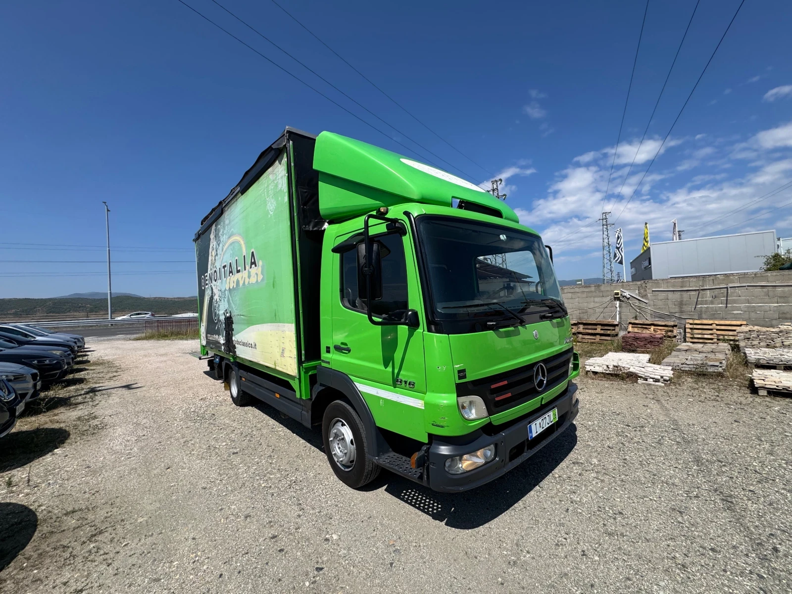 Mercedes-Benz Atego 816 Падащ Борд Климатик Внос Италия, снимка 3 - Камиони - 55354329