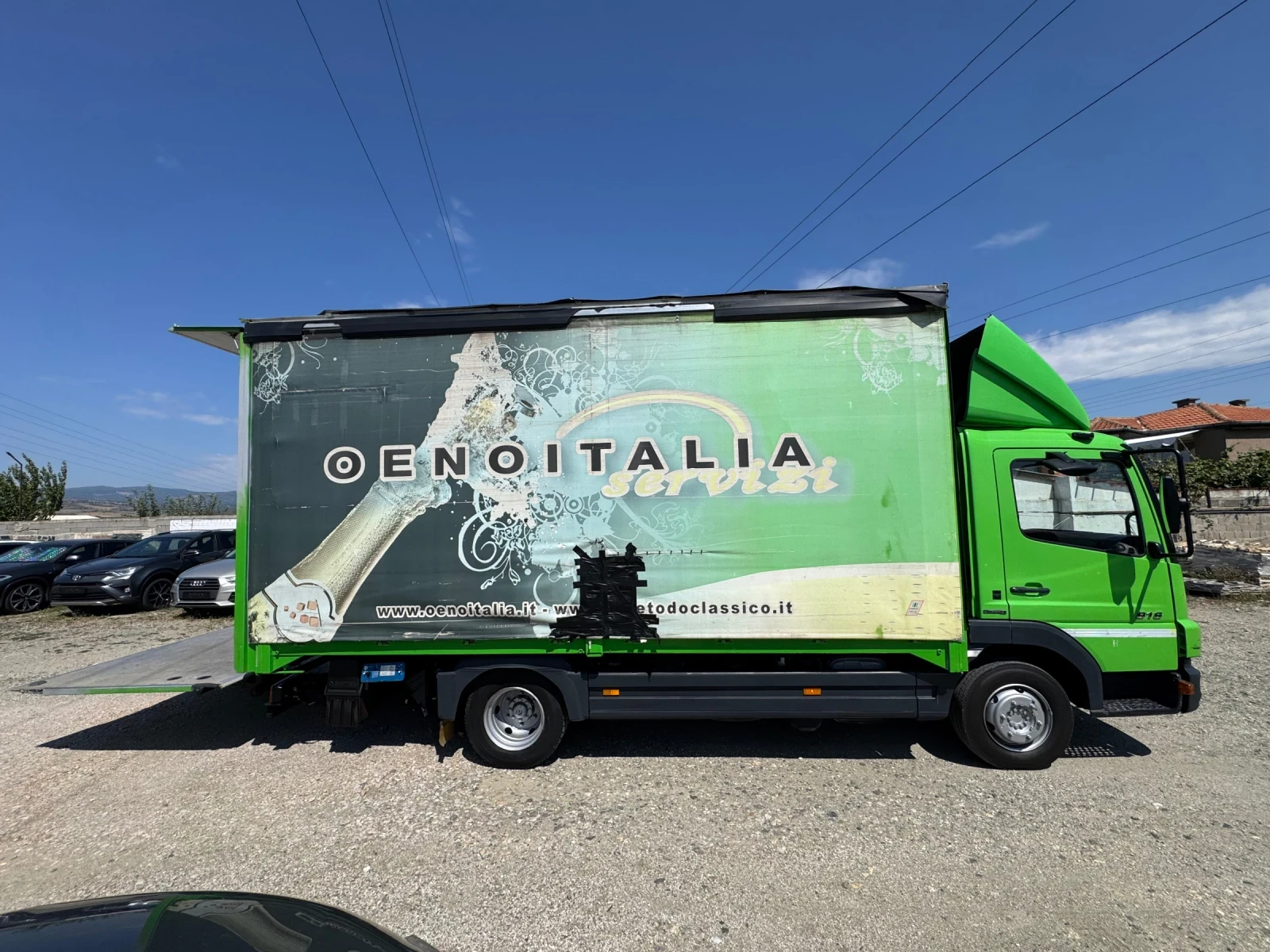 Mercedes-Benz Atego 816 Падащ Борд Климатик Внос Италия, снимка 4 - Камиони - 55354329