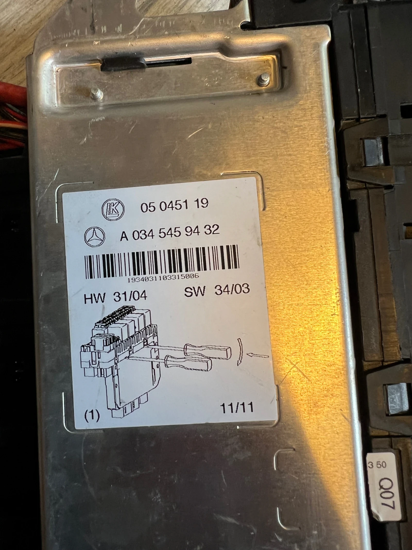 A0345459432 SAM ����� MERCEDES-BENZ S-CLASS W220 A 034 545 94 32  05045119 05 0451 19 | Mobile.bg � ����������� 1