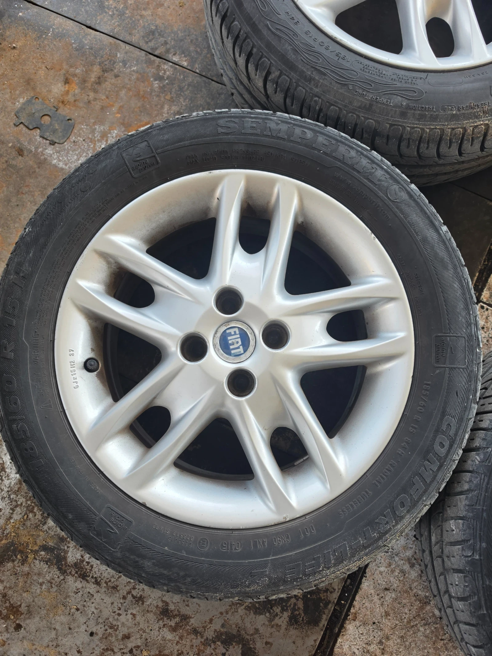 Джанти за Fiat, снимка 3 - Гуми и джанти - 54079831