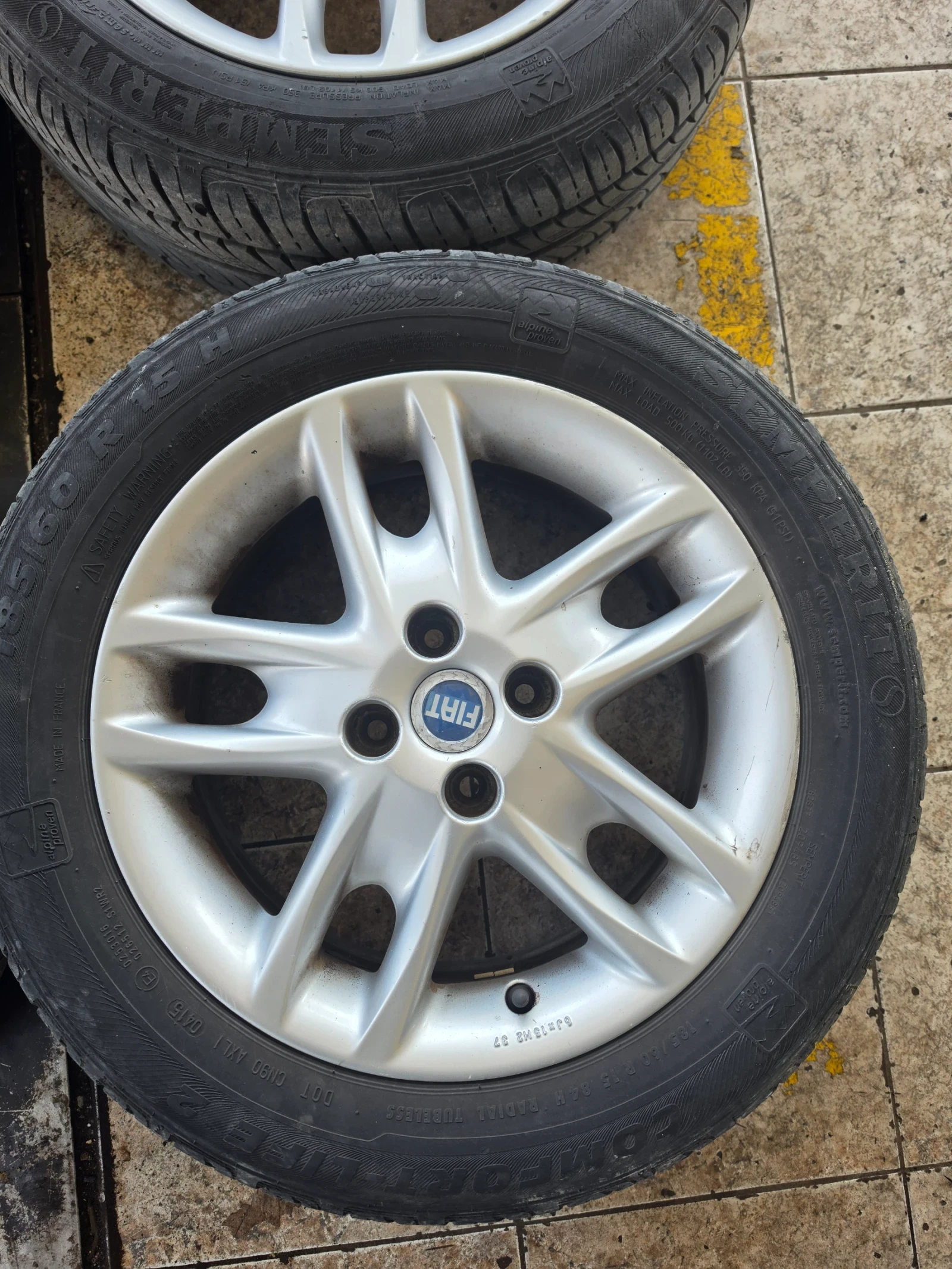 Джанти за Fiat, снимка 2 - Гуми и джанти - 54079831