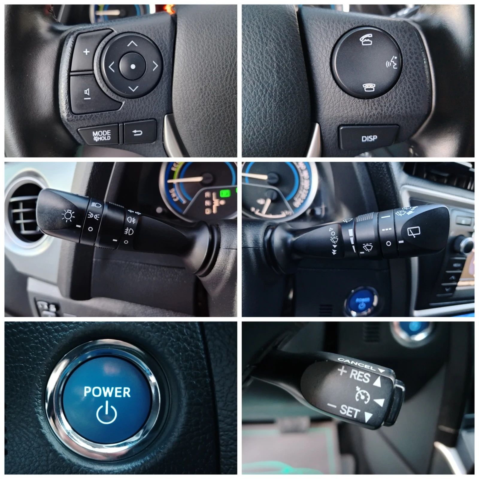 Toyota Auris 1.8 HYBRID-136к.с/НАВИГАЦИЯ/КЛИМАТРОНИК/КАМЕРА!!! , снимка 12 - Автомобили и джипове - 53712336