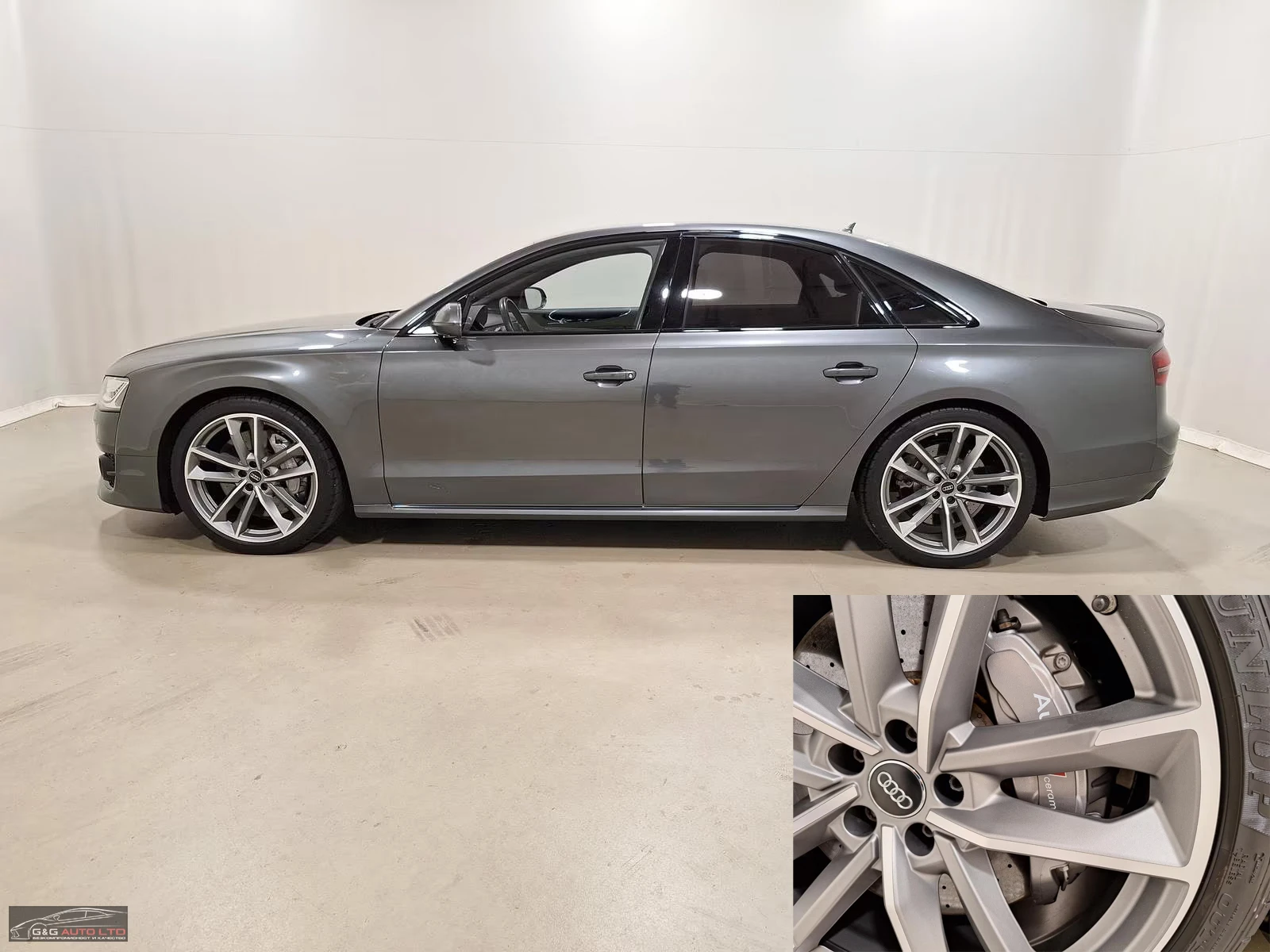 Audi S8 PLUS/605HP/QUTTRO/KERAMIK/CAM/HUD/701z, снимка 4 - Автомобили и джипове - 55486909